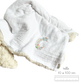 couverture bébé fourrure gaze de coton personnalisée