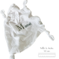 grand doudou lange gaze de coton personnalisé fleuri