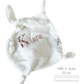 doudou lange gaze de coton personnalisé fleuri
