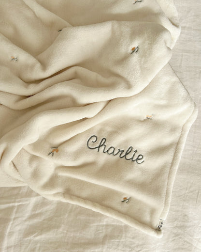 Couverture polaire broderie - Personnalisée
