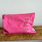 trousse coton brodée prénom bébé 