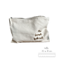 trousse coton brodée prénom bébé 