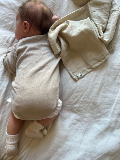 Organic cotton muslin cloth - Personalized