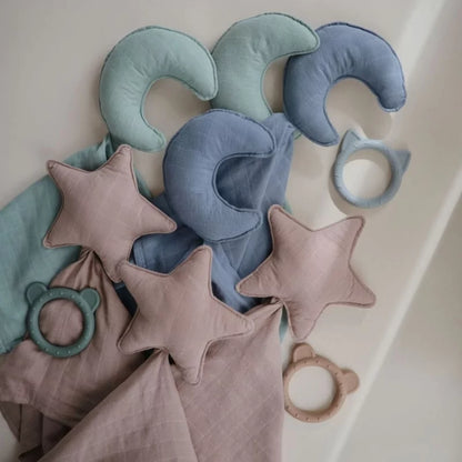 Doudou lune plat - Coton Bio